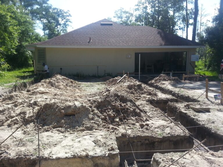 Cinder Block addition Foundation work