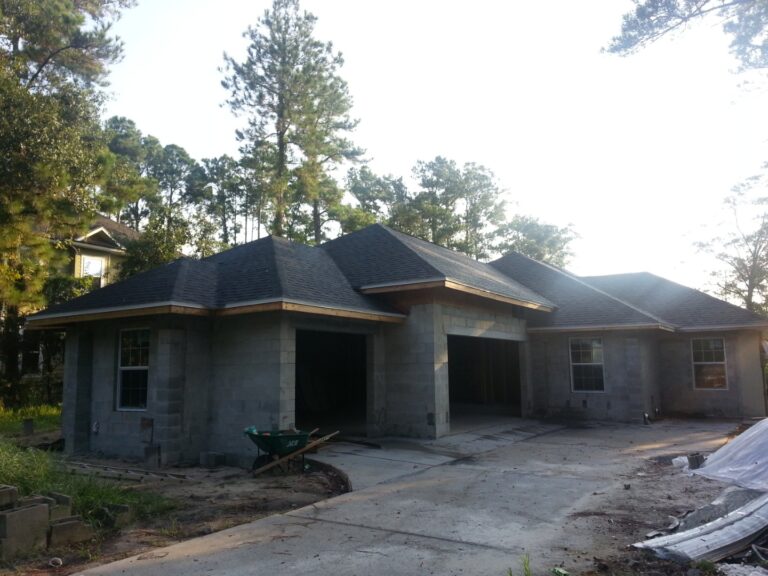 Cinder Block addition Stucco