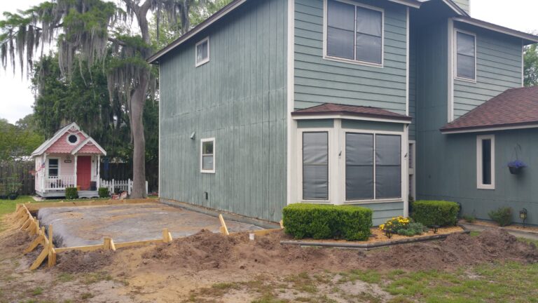 Multiple rooms addition - Foundation work