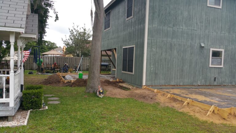 Multiple rooms addition - Foundation work