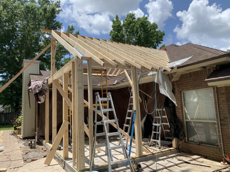 Aluminum sunroom conversion framing