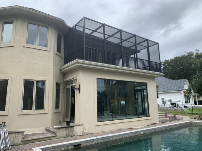 Massive Covered Porch & Second-Floor Screened-In Porch - Completed