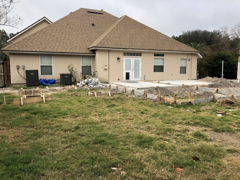 Additional Family Unit - St Johns County, FL Foundation work